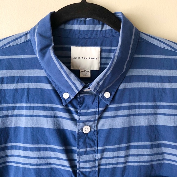 AEO Short Sleeved Button Down Shirt - Picture 4 of 5